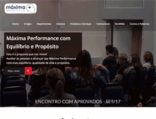 Tablet Screenshot of maximaperformance.com.br